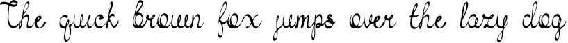 Example 3 of  Font