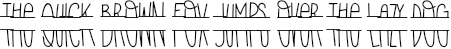 Example 2 of  Font