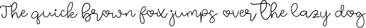 Example 3 of  Font