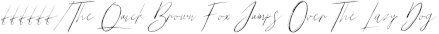 Volantines preview for Volantines Brush SVG Font