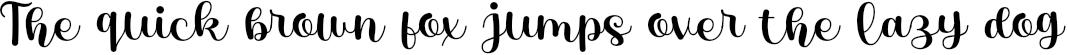 Example 1 of  Font