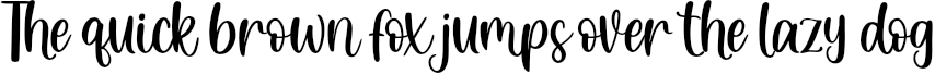 Example 1 of  Font