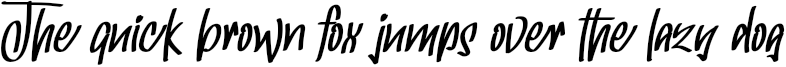 Example 1 of  Font