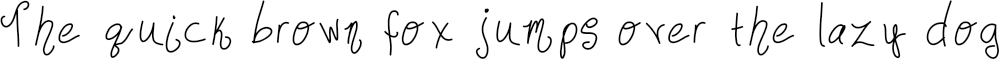 Example 1 of  Font