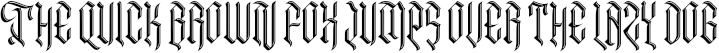 Example 3 of  Font