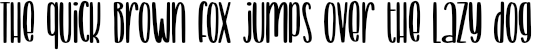 Example 1 of  Font