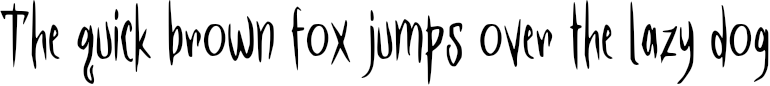 Example 1 of  Font