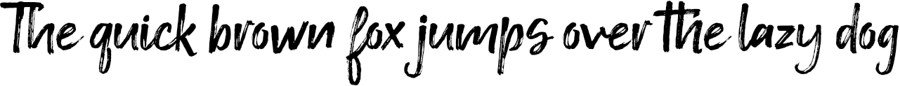 Example 2 of  Font