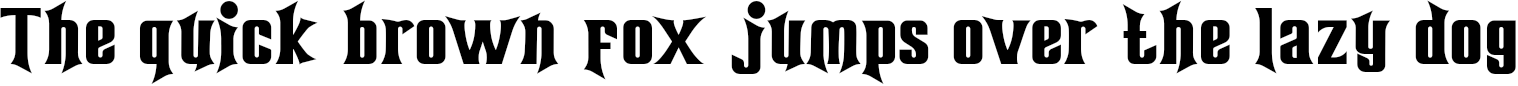 Example 1 of  Font