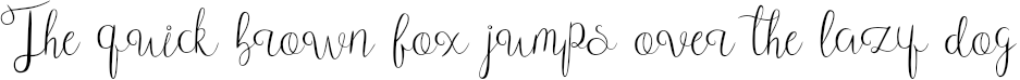 Example 1 of  Font