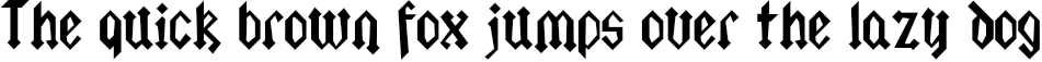 Example 1 of  Font