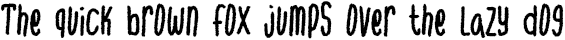 Example 1 of  Font