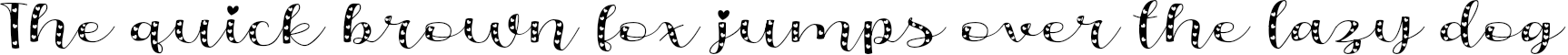 Example 2 of  Font