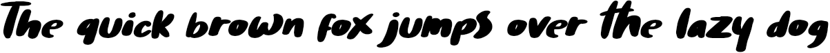 Example 3 of  Font