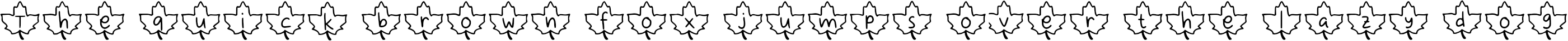 Example 1 of  Font