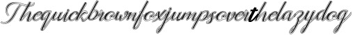 Example 3 of  Font