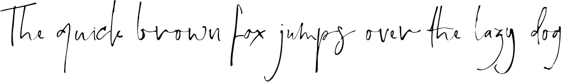 Example 1 of  Font