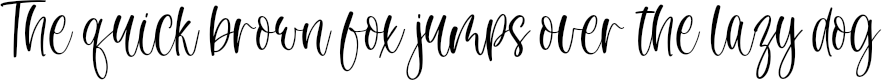 Example 4 of  Font
