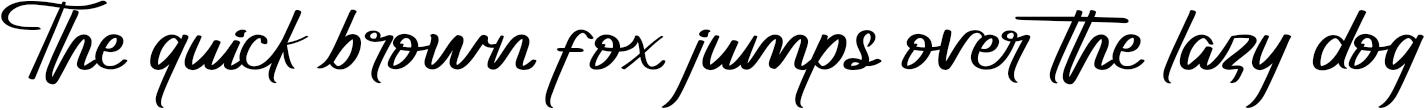 Example 1 of  Font