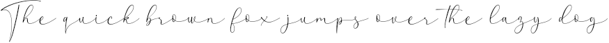 Example 1 of  Font