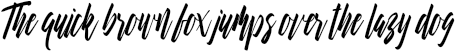 Example 5 of  Font