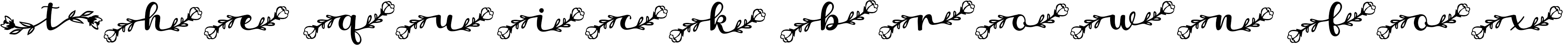 Example 1 of  Font