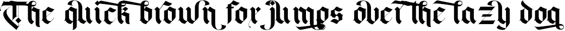 Example 1 of  Font