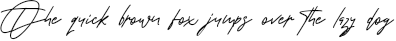 Example 1 of  Font