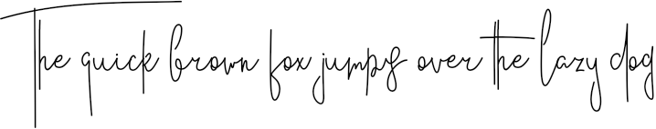 Example 6 of  Font