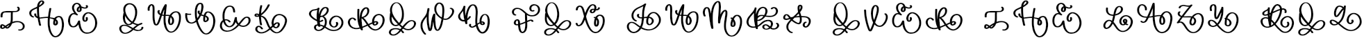 Example 1 of  Font