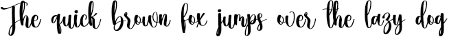 Example 1 of  Font