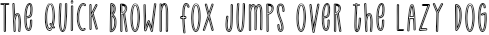Example 6 of  Font