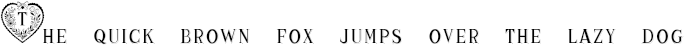 Example 1 of  Font