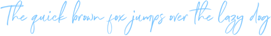 Example 4 of  Font