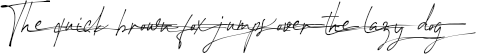 Example 2 of  Font
