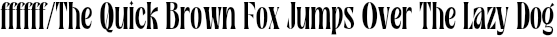 Font preview for Rosamila Display