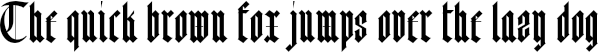 Example 1 of  Font