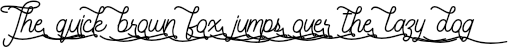 Example 3 of  Font