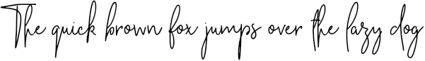 Example 1 of  Font