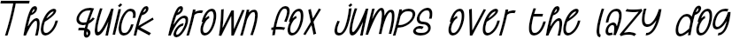 Example 2 of  Font