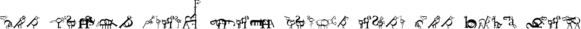 Example 2 of  Font