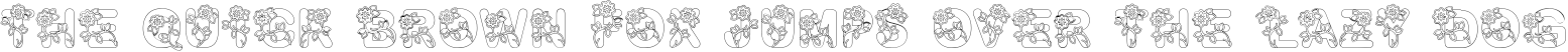 Example 1 of  Font