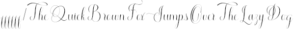 Font preview for Santhiika