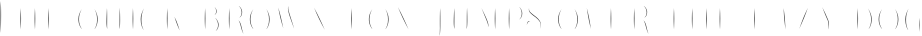 Example 1 of  Font