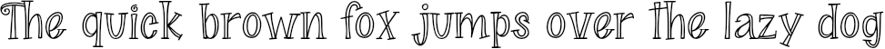 Example 2 of  Font