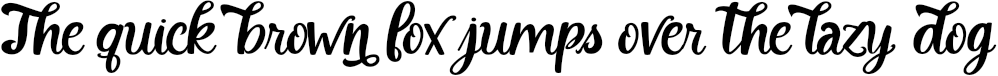 Example 1 of  Font