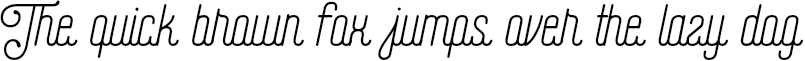 Example 1 of  Font