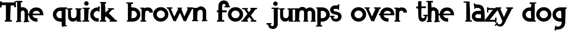 Example 1 of  Font