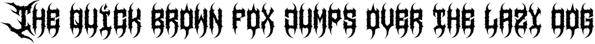 Example 1 of  Font