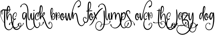 Example 4 of  Font